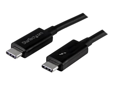 Startech.com Cable Thunderbolt 3 Pasivo de 1m - 20Gbps - PD 100W - Vídeo 4K - Cable Thunderbolt - Certificado Thunderbolt - Compatible con USB4 / Modo Alt DP - Thunderbolt 4 - USB 3.2 - USB-C TBLT3MM1M