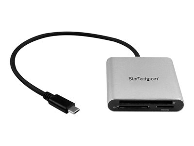 Startech.com Lector Grabador USB 3.0 de Tarjetas de Memoria SD, Micro SD, CompactFlash - Adaptador USB-C a Tarjetas Flash FCREADU3C