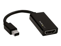 Startech.com Adaptador Mini DisplayPort a HDMI - Conversor de Vídeo Activo mDP 1.4 a HDMI 2.0 - 4K 60Hz - Mini DP o Thunderbolt 1/2 Mac/PC a Monitor/TV HDMI - Dongle mDP a HDMI MDP2HD4K60S