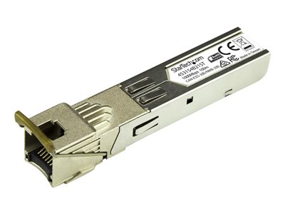 Módulo Transceptor SFP Compatible con 453154-B21 de HPE - 1000BASE-T - SFP a RJ45 Cat6 / Cat5e - SFP Ethernet Gigabit de 1Gb - RJ45 100m - HPE 6120XG, 6120G, Flex Fabric 453154B21ST