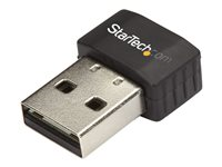 Startech.com Micro Adaptador de Red Inalámbrica Wifi USB AC600 Externo - Wireless 1T1R 802.11ac - 2,4GHz y 5GHz USB433ACD1X1
