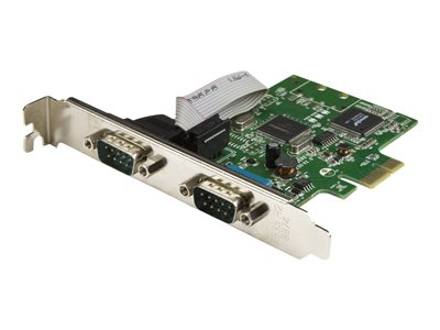 Startech.com Tarjeta Serie PCI Express de 2 Puertos DB9 RS232 con UART 16C1050 - Adaptador Interno Serie PCI-E PEX2S1050