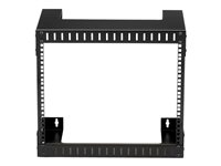 Startech.com Rack de Servidores Abierto de 8U de Pared - de 19 Pulgadas - de 2 Columnas - con 12 Pulgadas de Profundidad - para Equipo de AV - Panel de Parcheo RK812WALLO