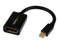 Adaptador Mini DisplayPort a DisplayPort - de Vídeo 4K x 2K - Conversor Mini DP a DP UHD - Convertidor mDP a DP 1.2 - de Ordenador mDP a Monitor DP - Macho a Hembra MDP2DPMF6IN