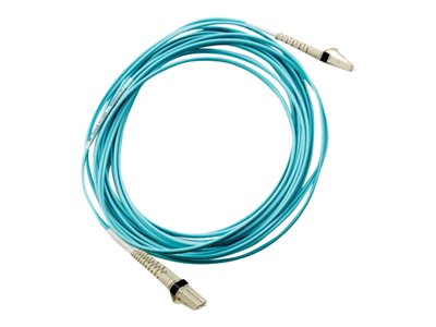 LC to LC Multi-mode OM3 2-Fiber 0.5m 1-Pack Fiber Optic Cable AJ833A