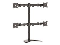 Startech Base de Soporte Ajustable VESA para 4 Monitores de hasta 27 Pulgadas ARMBARQUAD