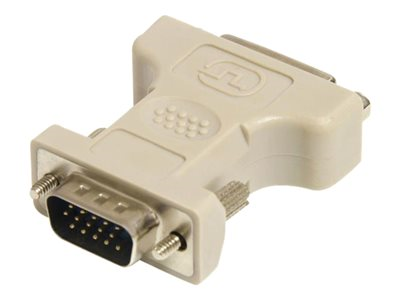 Adaptador Conversor DVI-I a VGA - DVI-I Hembra - HD15 Macho - Blanco DVIVGAFM