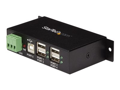 Startech.com Hub Industrial de 4 Puertos USB 2.0 con Protección Antiestática ESD ST4200USBM