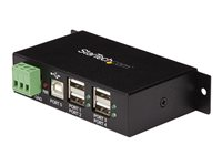 Startech.com Hub Industrial de 4 Puertos USB 2.0 con Protección Antiestática ESD ST4200USBM