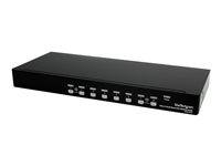 Conmutador Switch KVM 8 Puertos de Vídeo DVI USB 2.0 USB B - 1U Rack Estante SV831DVIU