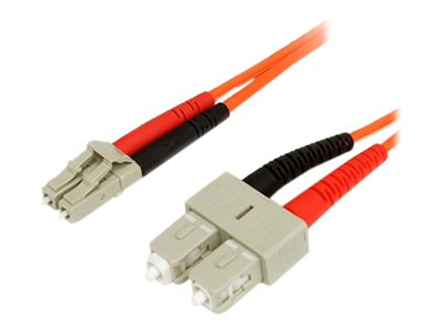 Cable de 3m Patch de Fibra Óptica Dúplex Multimodo 62,5/125 LC a SC FIBLCSC3