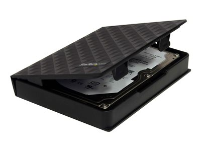 Startech.com Paquete de 3 Cubiertas Protectoras - Funda de Plástico Disco Duro de 2,5in Pulgadas - Forro - Negro HDDCASE25BK