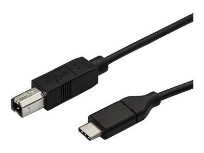 Cable de 3m USB-C a USB-B de Impresora - Cable Adaptador USB Tipo C a USB B USB2CB3M