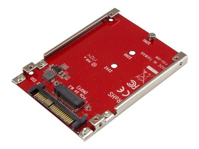 Startech.com Tarjeta Adaptador PCI Express M.2 a U.2 SFF8639 para SSD NVMe M.2 - Conversor para SSD M.2 - Tarjeta Anfitrión para SSD M.2 U2M2E125