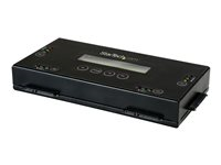 Startech.com Borrador de 4 Bahías para Discos Duros y SSD SATA de 2,5" y 3,5" - Desinfectador Externo de Discos para Borrado Seguro con 9 Modos - Puerto RS232 - Cumple con NIST/DOD y TAA SATERASER4