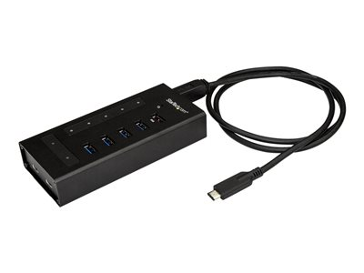 Startech.com Hub Concentrador USB 3.0 (5Gbps) USB A a 5x USB-A y 2x USB Tipo C de 7 Puertos - Ladrón USB a USBC Industrial HB30C5A2CST