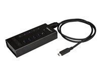 Startech.com Hub Concentrador USB 3.0 (5Gbps) USB A a 5x USB-A y 2x USB Tipo C de 7 Puertos - Ladrón USB a USBC Industrial HB30C5A2CST