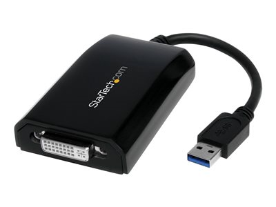 Startech.com Cable Adaptador USB 3.0 a DVI / VGA - 2048x1152 - Adaptador Gráfico Externo de Vídeo - Convertidor Externo de Vídeo para un Monitor Externo - Compatible con Mac y Windows USB32DVIPRO