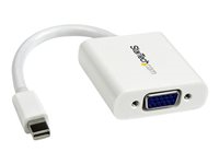 Startech.com Adaptador Conversor de Vídeo Mini DisplayPort DP a VGA - 1920x1200 - Activo- Blanco MDP2VGAW