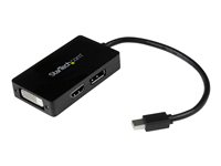 Startech.com Adaptador de vídeo externo triple head Mini DisplayPort a DVI HDMI y DP conversor MDP2DPDVHD