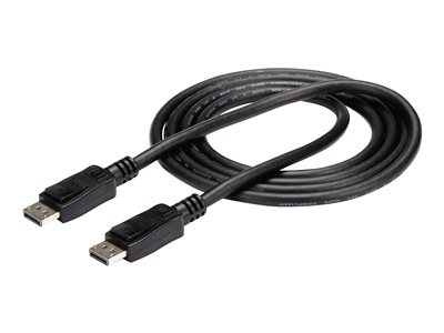 Cable de 1,8m DisplayPort 1.2 - Cable DisplayPort 4K x 2K Ultra HD Certificado por VESA - Cable DP a DP para Monitor - con Conectores DP con Pestillo DISPLPORT6L