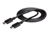 Cable de 1,8m DisplayPort 1.2 - Cable DisplayPort 4K x 2K Ultra HD Certificado por VESA - Cable DP a DP para Monitor - con Conectores DP con Pestillo DISPLPORT6L