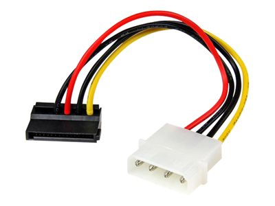 Startech.com Adaptador Cable 15cm Alimentación SATA Ángulo a la Izquierda 15 Pines a 4 Pines LP4 SATAPOWADPL