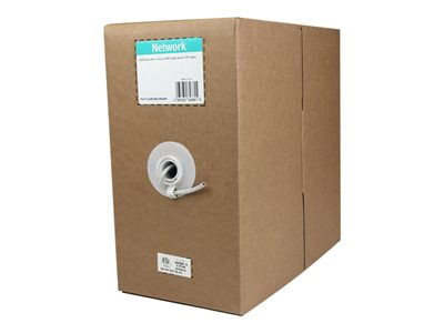 Startech.com Bobina de Cable de Red Ethernet Cat5e a Granel - 304,8m - Sólido - CMR - Gris - Se Ajusta a TAA WIRC5ECMRGRY