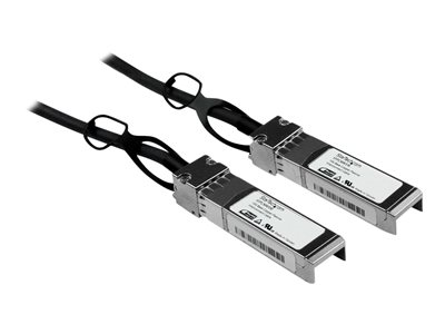 Startech.com Cable de 1m Twinax Direct Attach SFP+ a SFP+ - 10G Compatible con Cisco SFP-H10GB-CU1M - DAC de Cobre SFP+ 10GbE - DAC Pasivo de Bajo Poder 10Gbps Firepower ASR920 ASR9000 SFPCMM1M