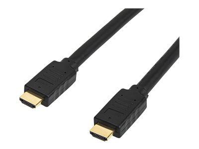 Startech.com Cable de 15 metros HDMI con ethernet de alta velocidad Activo 4K de 60Hz - Cable HDMI CL2 para Instalación en Pared - Cable UHD Largo Durable - HDR de 18Gbps - Negro HD2MM15MA