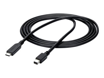 Startech.com Cable 1,8m USB-C a Mini DisplayPort - 4K 60Hz - Black - Adaptador USB 3.1 Tipo C a mDP CDP2MDPMM6B