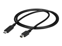 Startech.com Cable de 1m USB-C a Mini DisplayPort - 4K 60Hz - Negro - Adaptador USB 3.1 Tipo C a mDP CDP2MDPMM1MB