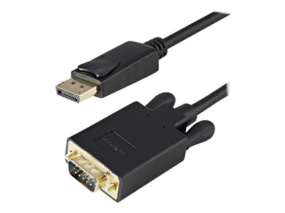 Startech.com Cable 91cm de Vídeo Adaptador Conversor DisplayPort DP a VGA - Convertidor Activo - 1080p - Negro DP2VGAMM3B