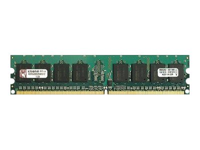 Kingston ValueRAM - DDR2 - módulo - 2 GB - DIMM de 240 contactos - 667 MHz / PC2-5300 - sin búfer KVR667D2N5/2G