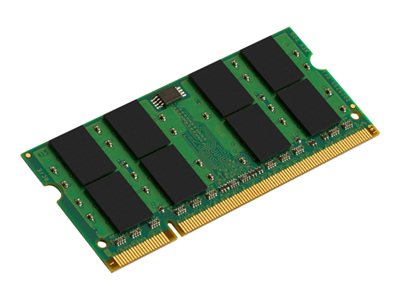 Kingston - DDR2 - módulo - 1 GB - SO-DIMM de 200 contactos - 667 MHz / PC2-5300 - sin búfer KTT667D2/1G