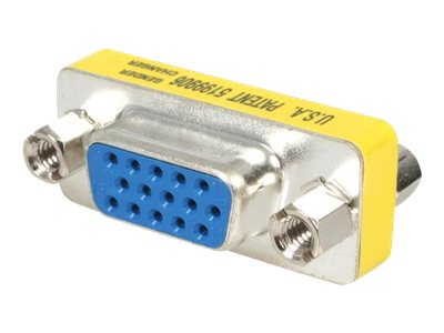 Startech.com Adaptador Cambiador de Género VGA - Acoplador Unión de Conectores HD15 Hembra a Hembra GC15HSF