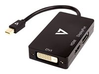 V7 Adaptador Mini-DisplayPort (m) a DisplayPort, HDMI o DVI (h) V7MDP-DPDVIHDMI-1E