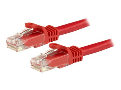 Cable de Red Ethernet Cat6 Snagless de 3m Rojo - Cable Patch RJ45 UTP N6PATC3MRD