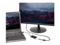 Startech.com Adaptador Conversor DisplayPort a VGA DVI o HDMI - Convertidor A/V 3 en 1 para viajes DP2VGDVHD