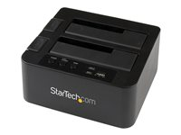 Startech.com Duplicador USB 3.0 (5Gbps) o eSATA de Discos Duros de 2 Bahías, Independiente, Clonador Copiador de SSD o HDD SATA III de 2,5/3,5", Estación de Acoplamiento de HDD SDOCK2U33RE