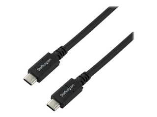 Startech.com Cable de 1,8m USB-C a USB-C - PD de 5A - USB TipoC - Certificado para Funcionar con Chromebook - USB-IF - M a M - Cable de Carga USB C - Cable USB Tipo C - PD 3.0 de 100W - USB 3.0 (5Gbps) USB315C5C6