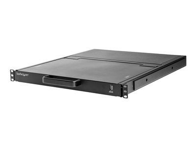 Startech.com Consola KVM HD 1080p de Montaje en Rack de Servidores - Teclado QWERTY - KVM de 1 Puerto VGA con Monitor LCD de 17" - Switch KVM 1U con Cables - USB - MTBF 50000 RKCONS17HD
