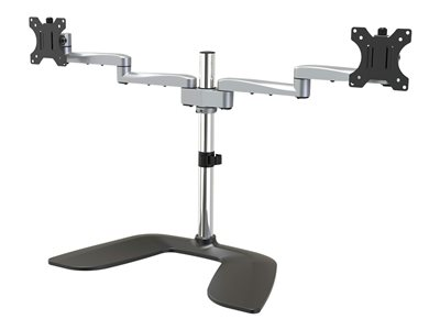 Startech Soporte VESA de Escritorio para Dos Monitores - Soporte Ergonómico para Pantallas hasta 32" con Montaje VESA - Soporte Articulado Autoportante - Altura ajustable - Plata ARMDUALSS