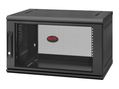 APC NetShelter WX 6U Single Hinged Wall-mount Enclosure 400mm Deep AR106SH4