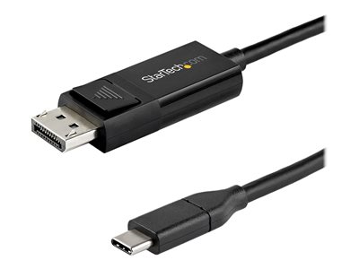 Cable de 1m USB-C a DisplayPort 1.4 - Convertidor Bidireccional Adaptador de Vídeo USB Tipo C - HBR3/HDR/DSC - Cable Conversor para Monitor DP 8K 60Hz - Thunderbolt 3 CDP2DP141MBD