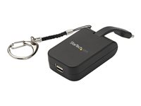 Startech.com Adaptador Convertidor Compacto USB C a Mini DisplayPort - Conversor USB Tipo C a mDP 1.4 8K 60Hz/4K con Llavero con Modo Alt DP (HBR3 HDR DSC) - Compatible con Thunderbolt 3 CDP2MDPFC