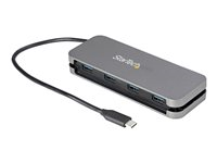 Startech.com Hub Ladrón USB C de 4 Puertos - 4x USB-A - Concentrador USB 3.0 Tipo C de 5Gbps (USB 3.2 Gen 1) - Hub Portátil USB-C a USB-A - con Cable de 28,5cm con Gestión de Cableado (HB30CM4AB) HB30CM4AB
