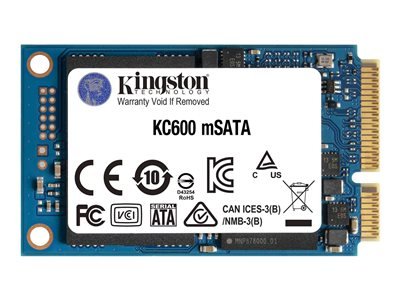 Disco SSD KC600 SATA3 mSATA de 1024 G SKC600MS/1024G