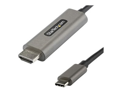 Cable 1m USB C a HDMI 4K de 60Hz con HDR10 - Adaptador de Vídeo USB Tipo C a HDMI 2.0b Ultra HD 4K - Convertidor USBC a HDMI HDR para Monitor o Pantalla - Modo Alternativo DP 1.4 HBR3 CDP2HDMM1MH