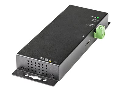 Startech.com Hub USB C de 4 Puertos - 10Gbps - Ladrón Concentrador Industrial 2x USB Tipo C - 2x USB-A - con Protección ESD - Host USB-C o USB-A - Autoalimentado - USB 3.2 Gen 2 Type-C HB31C2A2CME